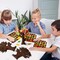 16 pieces Fall Thankful Trees Craft Kits for Kids, Autumn Maple Oak Leaves Make Your Own DIY Thanksgiving Trees Decoration Thankful Craft Kit Supplies Home School Fun Activities for Kids.